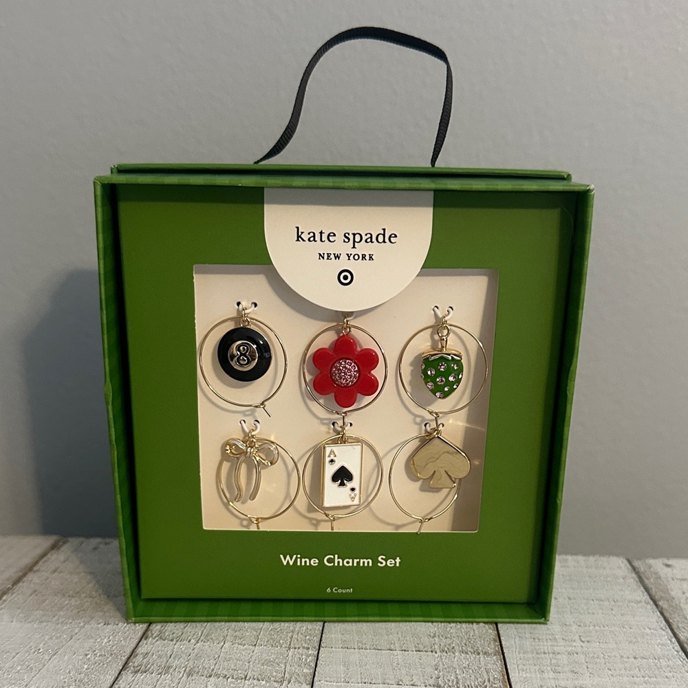 Nwt Kate spade x target wine charm set - Picture 1 of 4